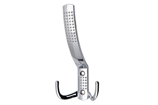 картинка Крючок тройной перфорированный большой хром от интернет-магазина К1-СТРОЙ