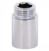 картинка Удлинитель 1/2" х 25 мм (хром.), Wm*S1/2F*1/2M-25 WaterMark от интернет-магазина К1-СТРОЙ