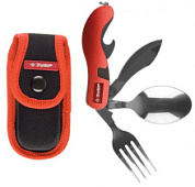 картинка Набор походный с вилкой и ложкой, "4 в 1" 47782 ЗУБР "ТУРИСТ" от интернет-магазина К1-СТРОЙ