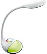 картинка Настольный светодиодный светильник DE1730 7W, 6000-6500K 100-240V белый, 41553 Feron от интернет-магазина К1-СТРОЙ