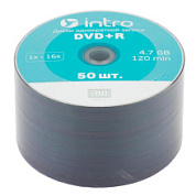 картинка Диск DVD+R 16x 4,7GB Intro от интернет-магазина К1-СТРОЙ