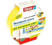 картинка Лента-скотч малярная для четких краев, желтая 25мм*25 TESA от интернет-магазина К1-СТРОЙ